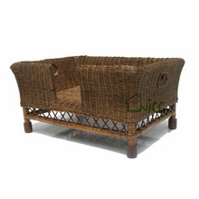 C-(4) hot sale rattan dog cage for sale cheap